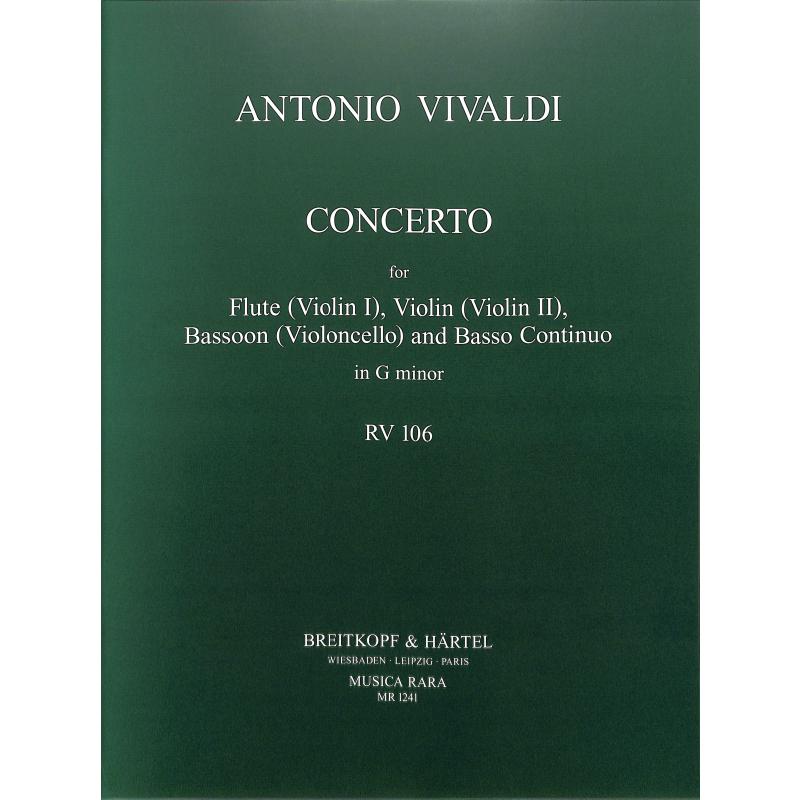 Concerto g-moll RV 106 (P 404)