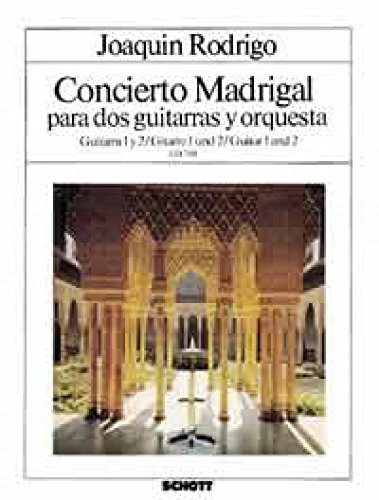 Concierto Madrigal: 2 Gitarren und Orchester. Solostimme. von SCHOTT MUSIC GmbH & Co KG, Mainz