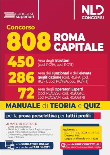 Concorso 808 posti Roma Capitale. Area degli istruttori, dei funzionari e dell'alta qualificazione e degli operatori esperti. Manuale per la ... quiz. Nuova ediz. Con software di simulazione Concorso 808 posti Roma Capitale. Area degli istruttori, dei funzionari e dell'alta qualificazione e degli operatori esperti. Manuale per la ... quiz. Nuova ediz. Con software di simulazione von Nld Concorsi