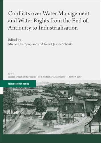 Conflicts over Water Management and Water Rights from the End of Antiquity to Industrialisation (Vierteljahrschrift für Sozial- und Wirtschaftsgeschichte. Beihefte) von Franz Steiner Verlag