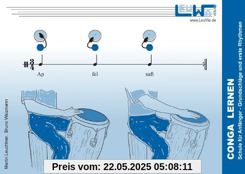 Conga lernen: Schule für Anfänger - Grundschläge und erste Rhythmen Conga lernen: Schule für Anfänger - Grundschläge und erste Rhythmen