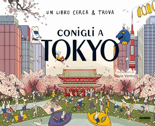 Conigli a Tokyo. Un libro cerca & trova. Ediz. a colori (Grandi illustrati)