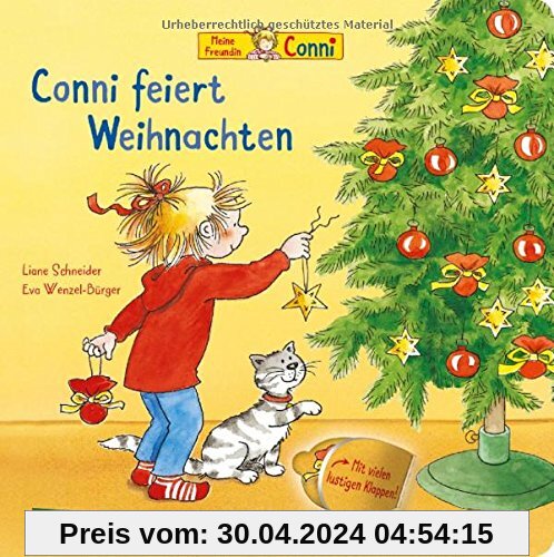 Conni-Bilderbücher: Conni feiert Weihnachten (Pappenbuch mit Klappen)