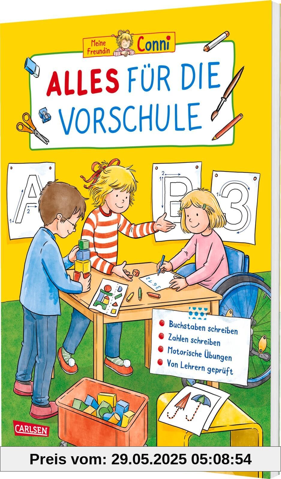 Conni Gelbe Reihe (Beschäftigungsbuch): Alles für die Vorschule: Vorschulheft mit spielerischen Übungen zur Vorbereitung auf den Schulstart für Kinder ab 5