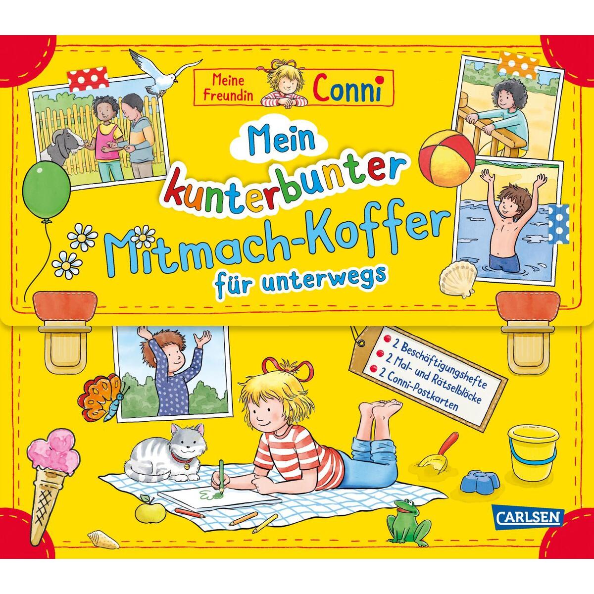 Conni Gelbe Reihe (Beschäftigungsbuch): Mein kunterbunter Mitmach-Koffer für unt... von Carlsen Verlag GmbH