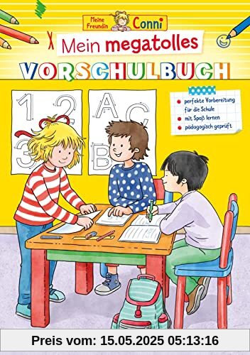 Conni Gelbe Reihe (Beschäftigungsbuch): Mein megatolles Vorschulbuch: Übungen, Lernspiele und Rätsel für Vorschulkinder | Kinderbeschäftigung ab 5