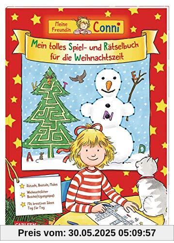 Conni Gelbe Reihe: Mein tolles Spiel- und Rätselbuch für die Weihnachtszeit