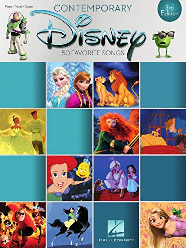 Contemporary Disney: 3rd Edition: Songbook für Klavier, Gesang, Gitarre (Piano-vocal-guitar) von Walt Disney
