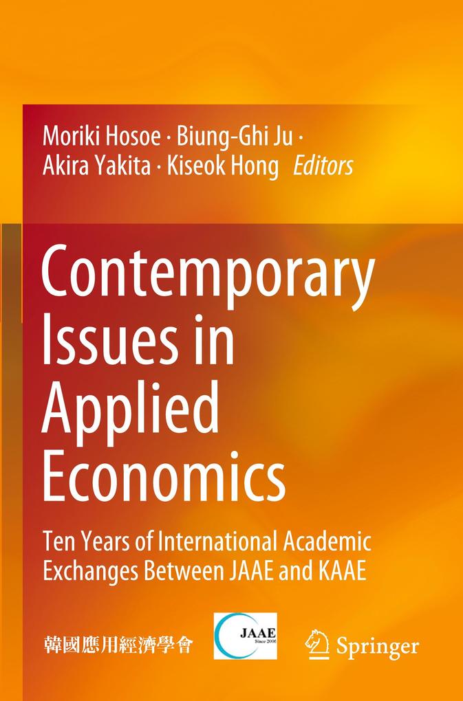 Contemporary Issues in Applied Economics von Springer Nature Singapore