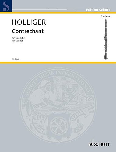 Contrechant: sur le nom de Baudelaire. Klarinette in B. (Edition Schott) von Schott Music Distribution