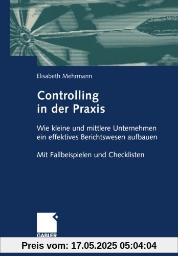 Controlling in der Praxis: Wie kleine und mittlere Unternehmen ein effektives Berichtswesen aufbauen Mit Fallbeispielen und Checklisten