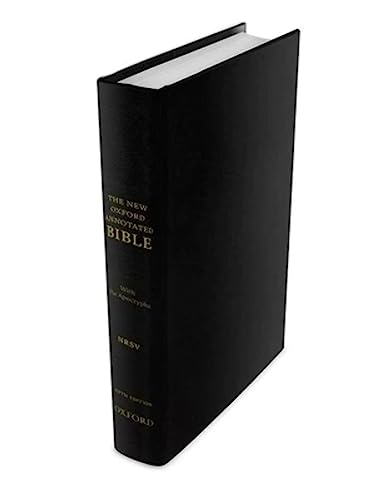 The New Oxford Annotated Bible: New Revised Standard Version, With the Apocrypha: Black Genuine Leather, Gilded Edges, Ribbon Marker The New Oxford Annotated Bible: New Revised Standard Version, With the Apocrypha: Black Genuine Leather, Gilded Edges, Ribbon Marker