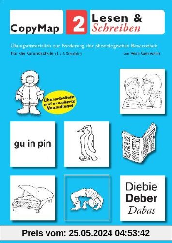 CopyMap 2: Übungsmaterialien zur Förderung der phonologischen Bewusstheit 2: Lesen & Schreiben. Für die Grundschule (1. / 2. Schuljahr)