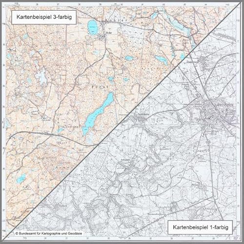 Cosel: Topographische Karte 1:25.000 (Meßtischblatt) (Topographische Karte 1:25000 (TK 25): Nachdruck aus Kartenbeständen des ehemaligen Reichsamtes für Landesaufnahme) von Bundesamt f. Kartographie u. Geodäsie