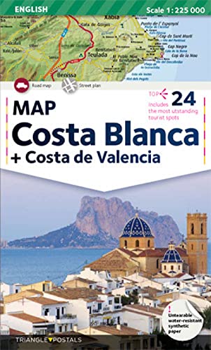Costa Blanca, mapa: Mapa
