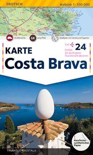 Costa Brava, landkarte: Landkarte (Mapa)