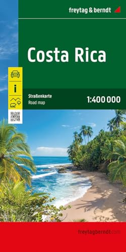 Costa Rica, Straßenkarte, 1:400.000, freytag & berndt: wegenkaart schaal 1:400.000 (freytag & berndt Auto + Freizeitkarten) von Freytag-Berndt und ARTARIA