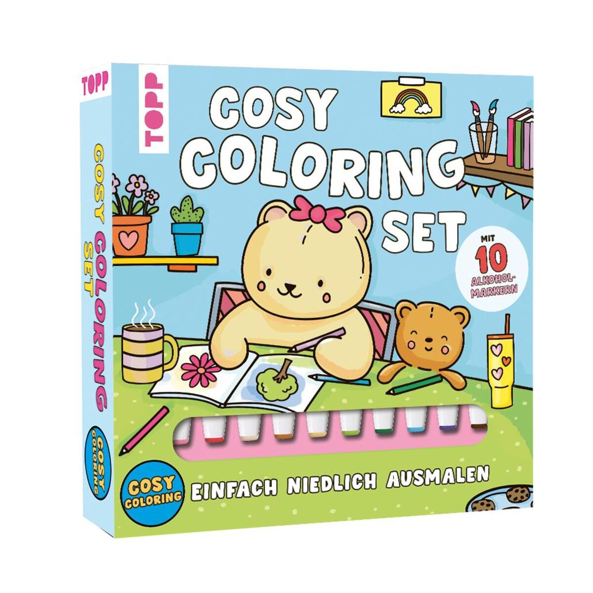 Cosy Coloring Ausmalset - Einfach niedlich ausmalen von Frech Verlag GmbH