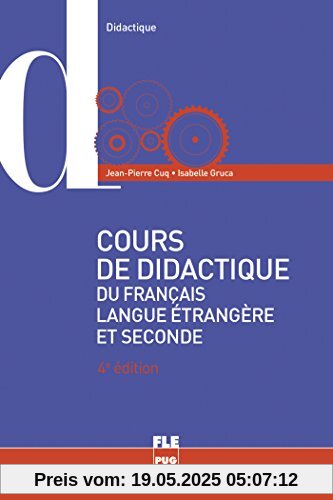 Cours de didactique du français langue étrangère et seconde