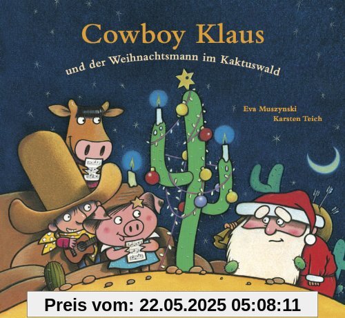 Cowboy Klaus und der Weihnachtsmann im Kaktuswald