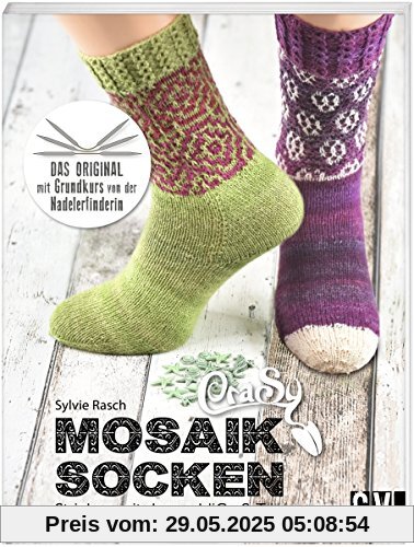 CraSy Mosaik – Socken: Stricken mit dem addiCraSyTrio