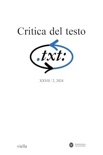 Critica del testo (2024) (Vol. 28) von Viella