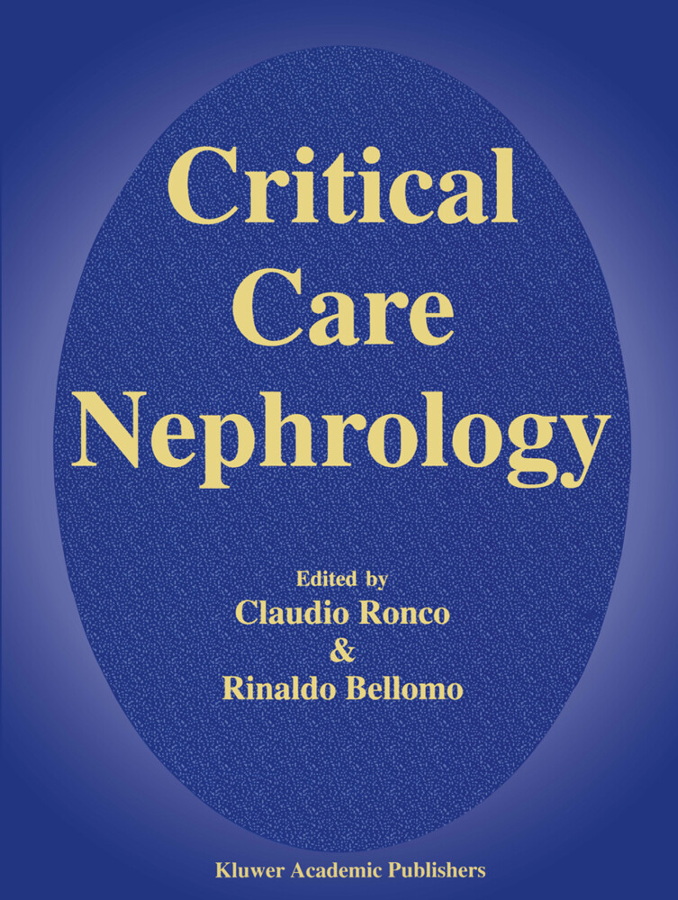 Critical Care Nephrology von Springer Netherlands