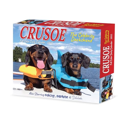 Crusoe the Celebrity Dachshund 2025 6.2 X 5.4 Box Calendar Crusoe the Celebrity Dachshund 2025 6.2 X 5.4 Box Calendar