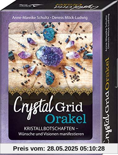 Crystal-Grid-Orakel – Kristallbotschaften – Wünsche und Visionen manifestieren: - 40 Karten mit Anleitung