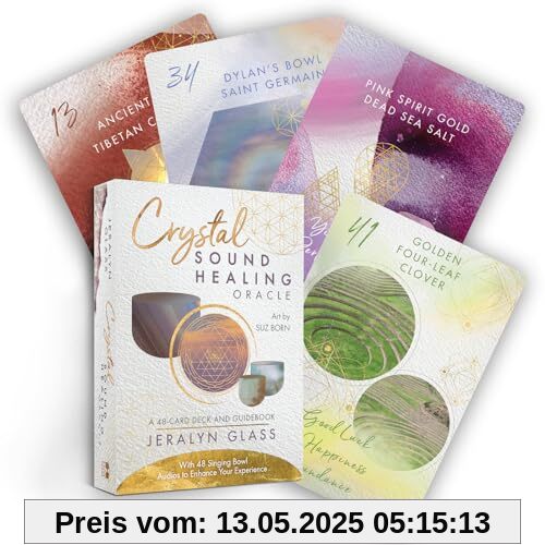 Crystal Sound Healing Oracle: A 48-Card Deck and Guidebook with 48 Singing Bowl Audios to Enhance Your Experience