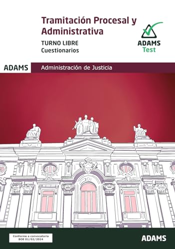 Cuestionarios Tramitación Procesal y Administrativa, turno libre von Adams