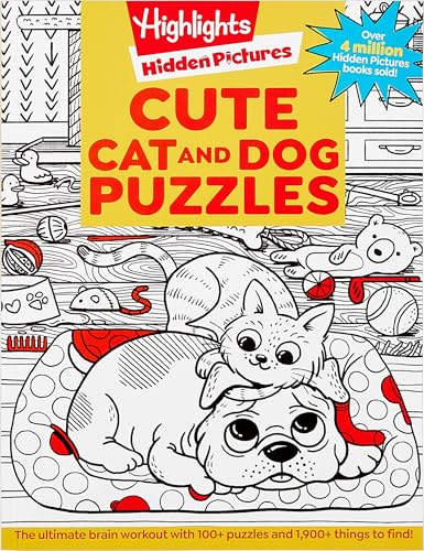 Cute Cat and Dog Puzzles: Cute Cat and Dog Puzzles (Hidden Pictures Puzzles) Cat & Dog Puzzles Activity Book for Kids with 144 Pages of Cute and Fun ... for Kids 6-9 (Highlights Hidden Pictures) von Unknown