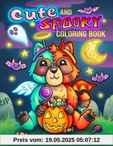 Cute and Spooky: A Halloween Coloring Book for Adults and Kids with Cute Characters, Spooky Scenes, and More! Cute and Spooky: A Halloween Coloring Book for Adults and Kids with Cute Characters, Spooky Scenes, and More!