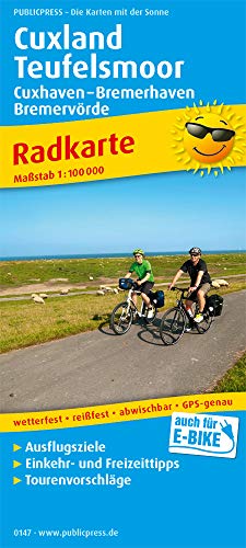 Cuxland - Teufelsmoor, Cuxhaven - Bremerhaven, Bremervörde: Radkarte mit Ausflugszielen, Einkehr- & Freizeittipps, wetterfest, reissfest, abwischbar, GPS-genau. 1:100000 (Radkarte: RK) von Freytag-Berndt und ARTARIA