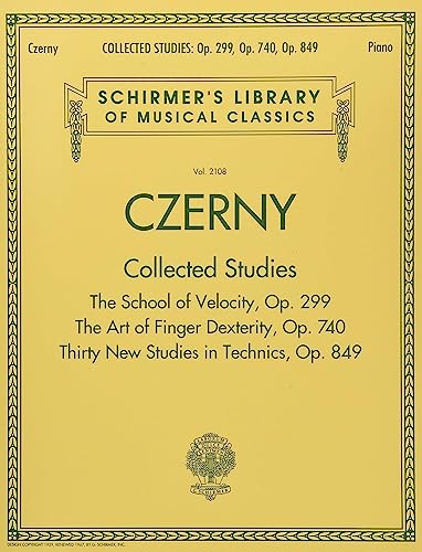 Czerny: Collected Studies: Noten, Sammelband, Lehrmaterial, Technik für Klavier (Piano Collection, Band 2108): The School of Velocity, Op. 299, the ... Library of Musical Classics, Vol. 2108, 2108) von G. Schirmer, Inc.