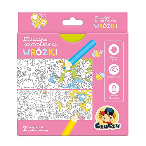 CzuCzu Dłuuugie kolorowanki Wróżki von Bright Junior Media