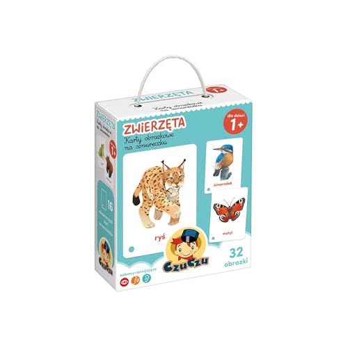 CzuCzu Karty obrazkowe na sznureczku Zwierzęta