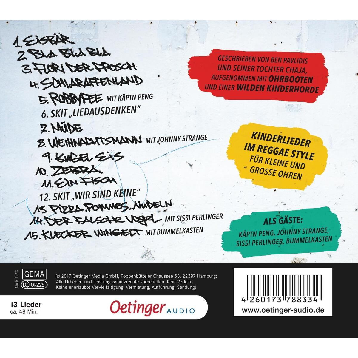D!E GÄNG - Lieder D!E GÄNG - Lieder von Oetinger Media GmbH