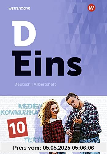 D Eins - Deutsch: Arbeitsheft 10