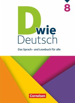 D wie Deutsch 8. Schuljahr. Schülerbuch von Cornelsen Verlag