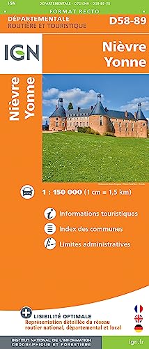 Nièvre - Yonne (721340) (Routier France départementale, Band 721340) Nièvre - Yonne (721340) (Routier France départementale, Band 721340)
