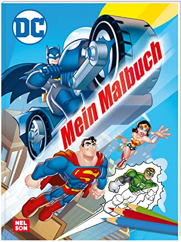 DC Superhelden: Mein Malbuch: Coole Ausmalbilder der Justice League | (ab 4 Jahren) (DC Universum)