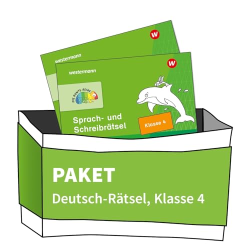 DIE BUNTE REIHE - Deutsch: Paket: Rätsel Klasse 4 (2 Hefte) von Westermann Schulbuch