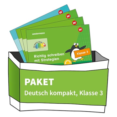 DIE BUNTE REIHE - Deutsch: Paket: Deutsch kompakt Klasse 3 (4 Hefte) von Westermann Schulbuch
