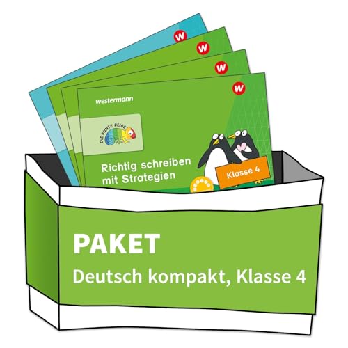 DIE BUNTE REIHE - Deutsch: Paket: Deutsch kompakt Klasse 4 (4 Hefte)