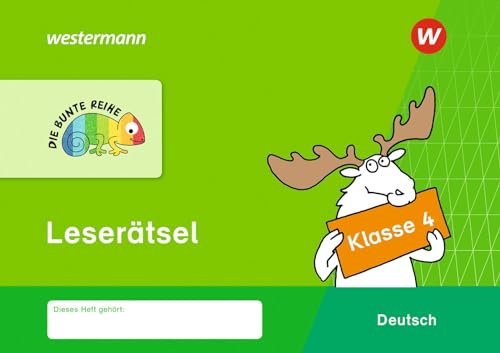 DIE BUNTE REIHE - Deutsch: Leserätsel Klasse 4 von Westermann Bildungsmedien Verlag GmbH