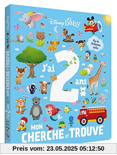 DISNEY BABY - Mon Cherche et Trouve - J'ai 2 ans: Plus de 50 éléments cachés