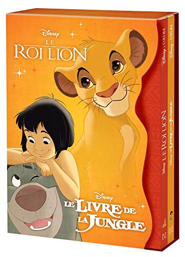 DISNEY CLASSIQUES - Coffret Disney Cinéma - Le Roi Lion et Le Livre de la Jungle: Coffret avec 2 livres grand format von DISNEY HACHETTE