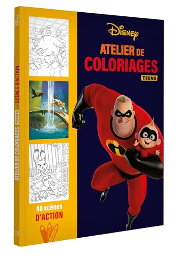 DISNEY TEENS - Atelier de coloriages - Scènes d'action DISNEY TEENS - Atelier de coloriages - Scènes d'action von DISNEY HACHETTE