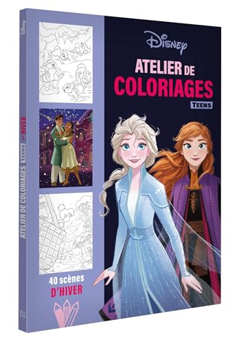 DISNEY TEENS - Atelier de coloriages - Scènes d'hiver